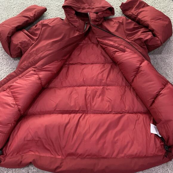 NIKE MEN NFL TEAM ISSUE DOWN HOODED PARKA JACKET RED BURGUNDY DC3054-677 Sz XL - Picture 7 of 10